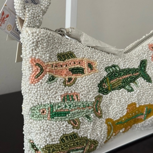 Viral Beaded Bag with Sardines Design - Picture 6 of 6